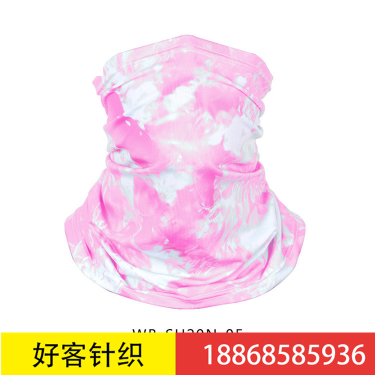 Amazon Outdoor cycling sunscreen face mask neck wrap uv neck wrap ice cream face towel