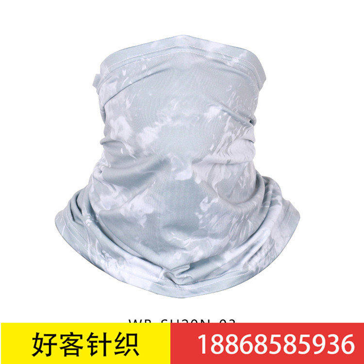 Amazon Outdoor cycling sunscreen face mask neck wrap uv neck wrap ice cream face towel