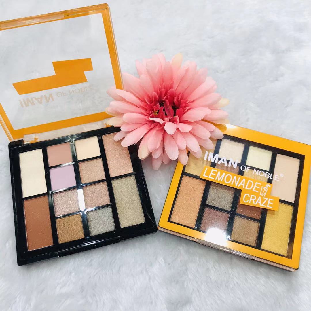 2019 IMAN OF NONLE new big 12 color series highlights and matte eye shadow manufacturers direct sale 2019 IMAN OF NONLE new big 12 color series highlights and matte eye shadow manufacturers direct sale