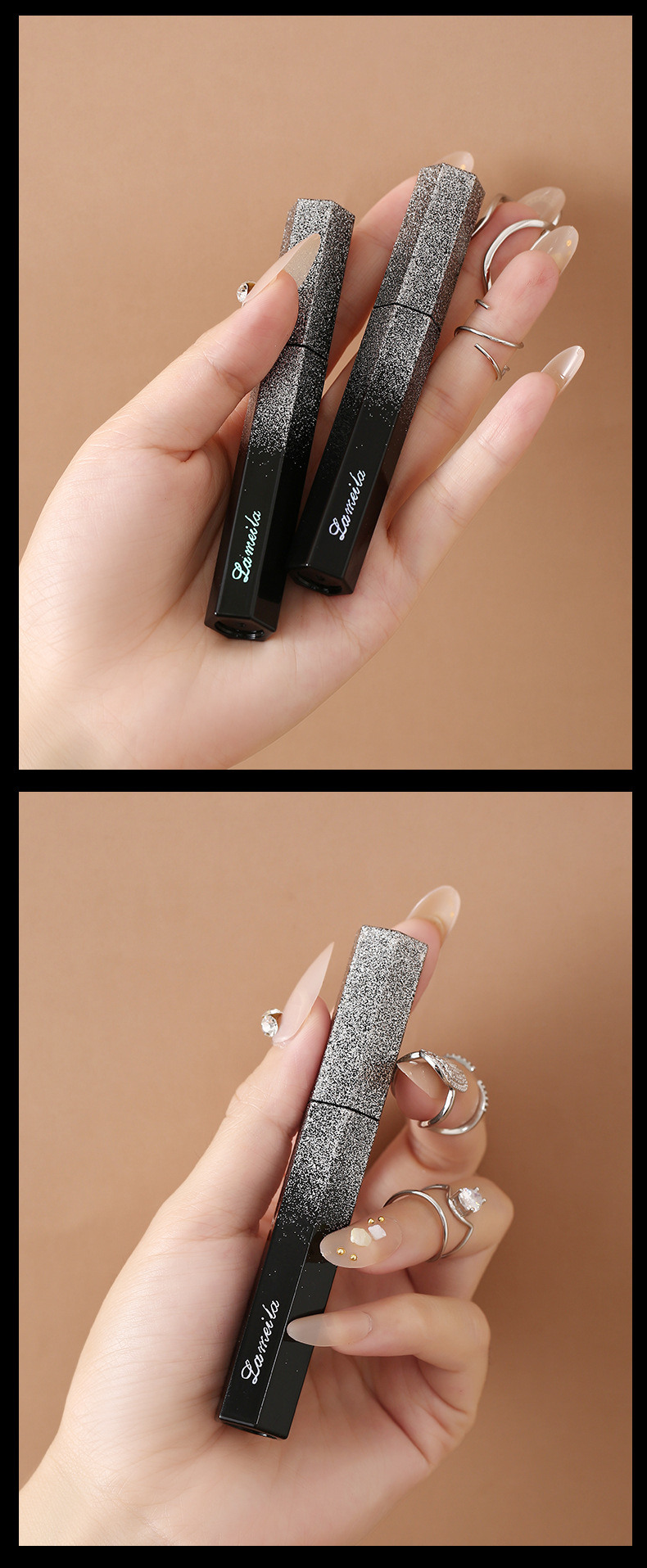 LaMeiLa Factory Direct Sales Wholesale Mascara Long Thick Natural Curling Type Thickening Lengthen Not Easy to Smudge