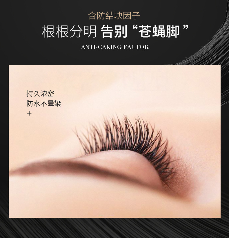 Factory Direct Sales Direct Sales Wholesale Mascara Long Thick Natural Curling Thickening Lengthen Not Easy to Smudge