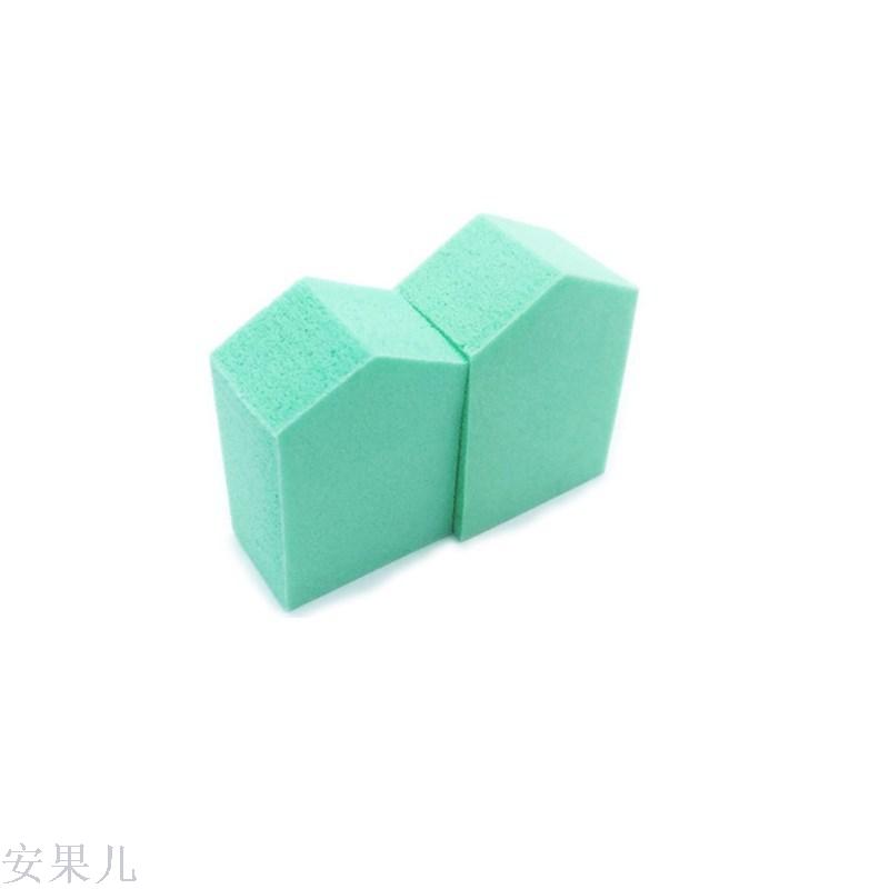 New powder puff cross-border goods pentagonal makeup powder puff natural sponge powder puff bb small house shaped puff