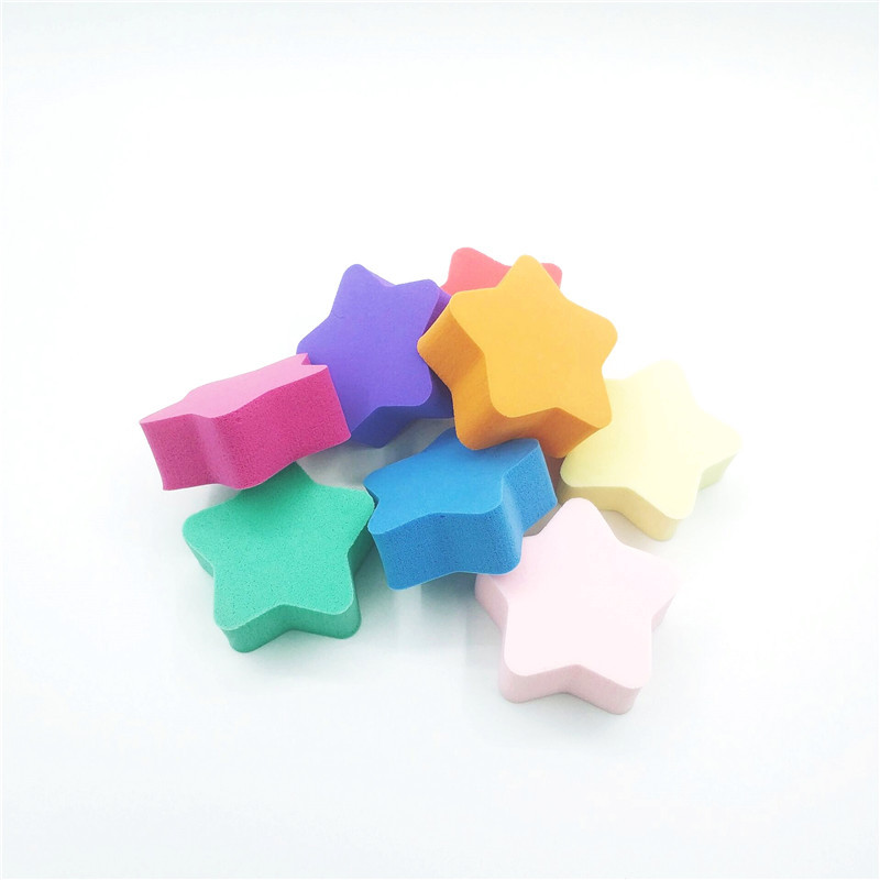 New powder puff cross-border goods pentagonal makeup powder puff natural sponge powder puff bb small house shaped puff New powder puff cross-border goods pentagonal makeup powder puff natural sponge powder puff bb small house shaped puff