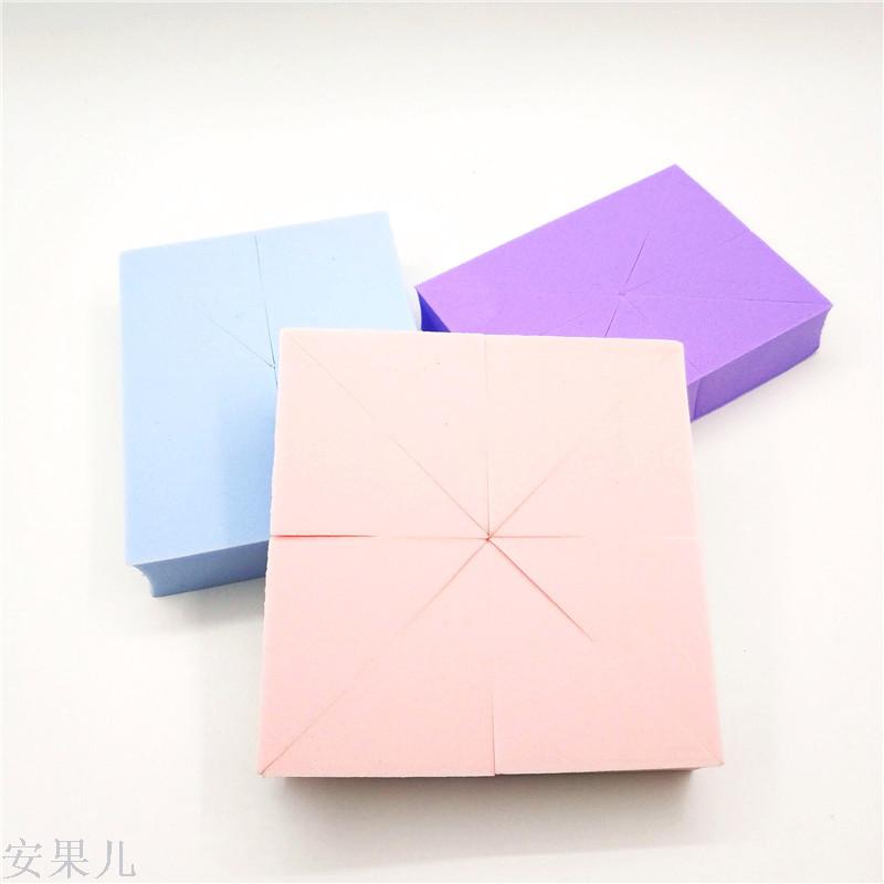 Non-latex powder puff 12 cut /24 cut /32 cut plane powder puff makeup powder puff beauty makeup tools wholesale