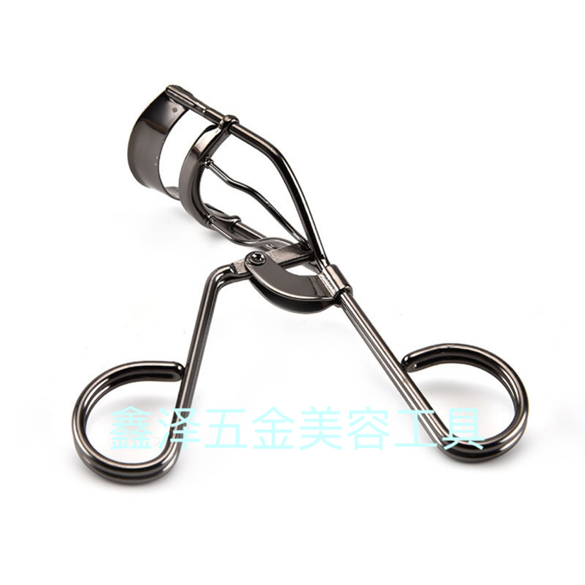 Metal eyelash curler eyelash curler with electrochromic gradient