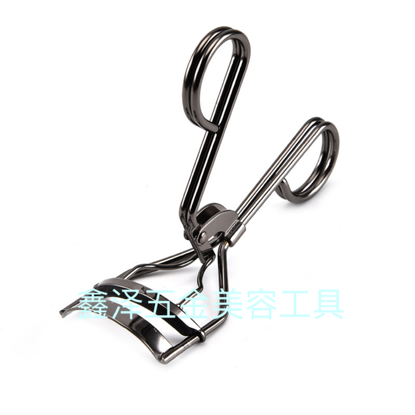 Metal eyelash curler eyelash curler with electrochromic gradient