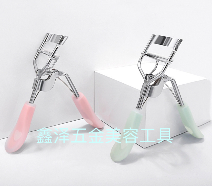 Silica gel handle with eyelash curler and two-color eyelash curler