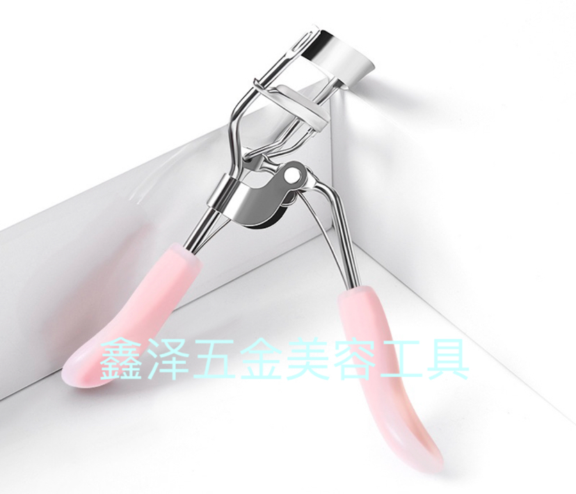 Silica gel handle with eyelash curler and two-color eyelash curler