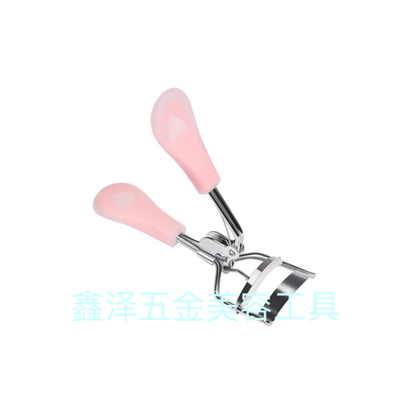 Silica gel handle with eyelash curler and two-color eyelash curler