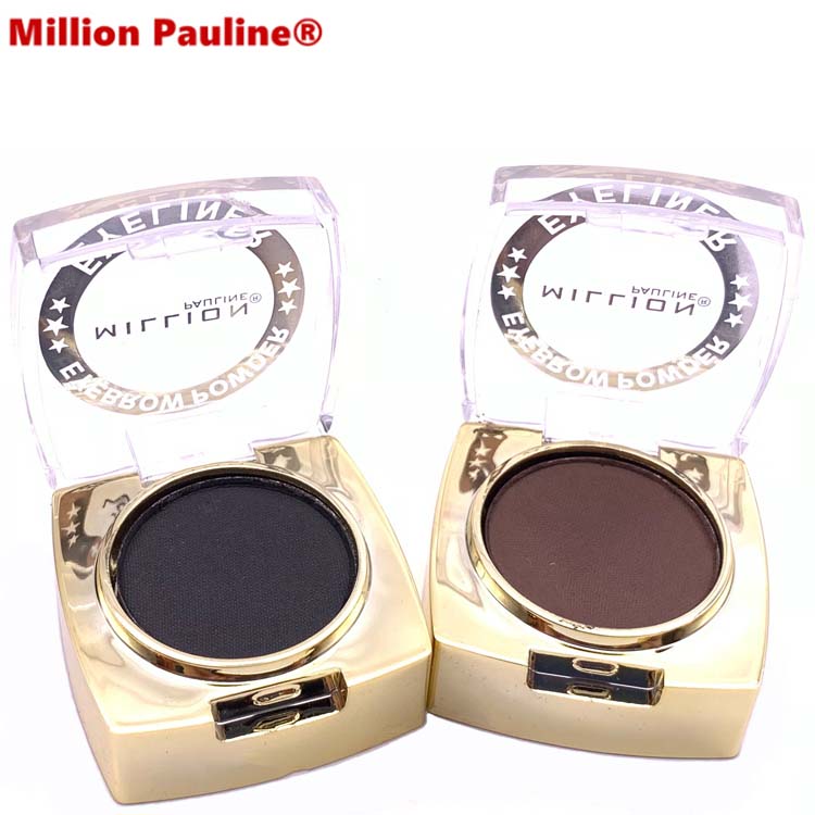 Wholesale Private Label 2 Colors Eyeliner and Eyebrow Powder 2 in 1 Eye Makeup