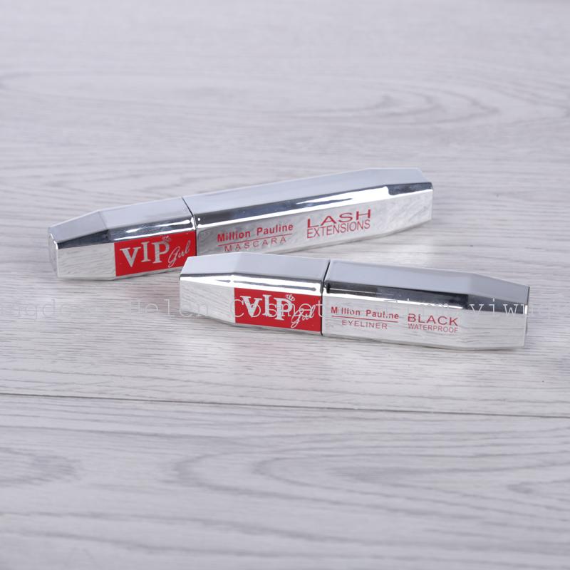Double mascara and liquid eyeliner fashion new