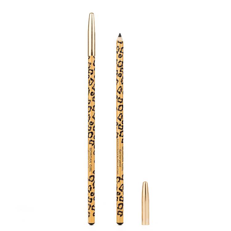 MORGAN GIRL tempts the waterproof leopard print thin rod eyeliner