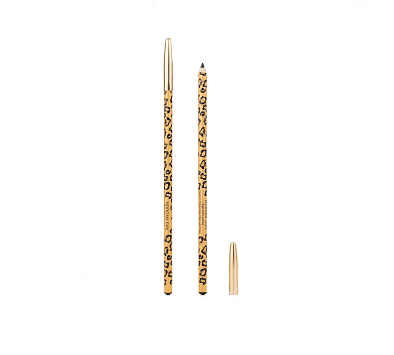 MORGAN GIRL tempts the waterproof leopard print thin rod eyeliner