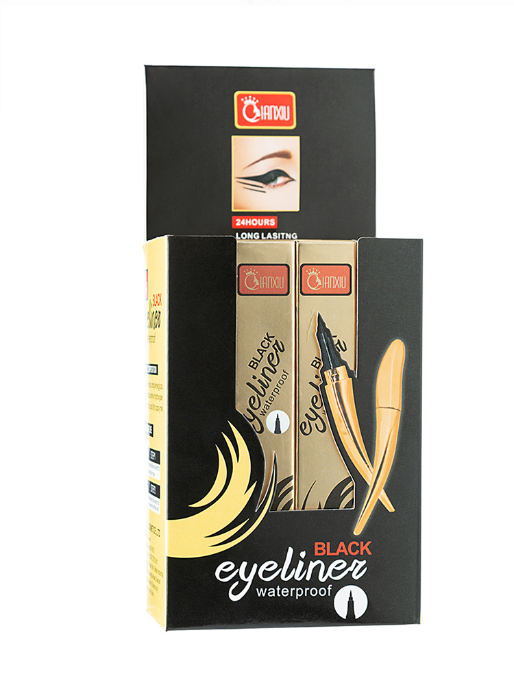 24 h durable Qianxiu uq131 quick - drying black eyeliner waterproof and non - dye portable liquid eyeliner 24 h durable Qianxiu uq131 quick - drying black eyeliner waterproof and non - dye portable liquid eyeliner