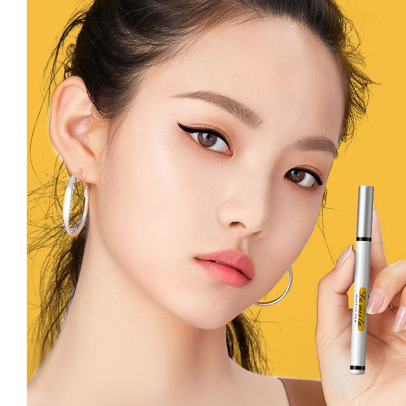 Factory Direct Sales Delivery Supported Eyeliner Genuine over Not Easy to Smudge Novice Liquid Eyeliner Black