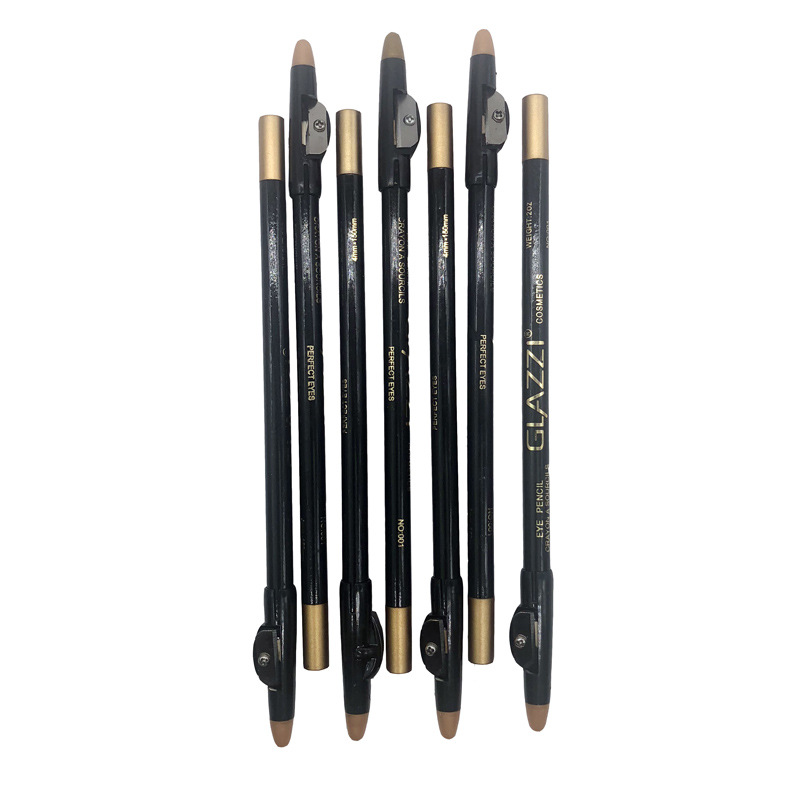 GLAZZI black eyeliner eyebrow pencil waterproof, sweat-proof, non-distracting, non-decolorizing GLAZZI black eyeliner eyebrow pencil waterproof, sweat-proof, non-distracting, non-decolorizing