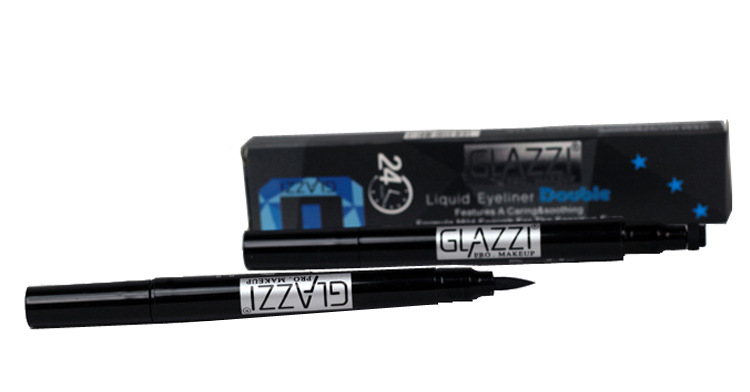 GLAZZI double-headed triangle seal eyeliner is quick-drying, waterproof and non-staining GLAZZI double-headed triangle seal eyeliner is quick-drying, waterproof and non-staining