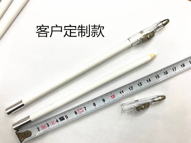 Foreign trade hot sell white wood eyebrow pencil beauty makeup brush eyeliner white beauty pen more pens