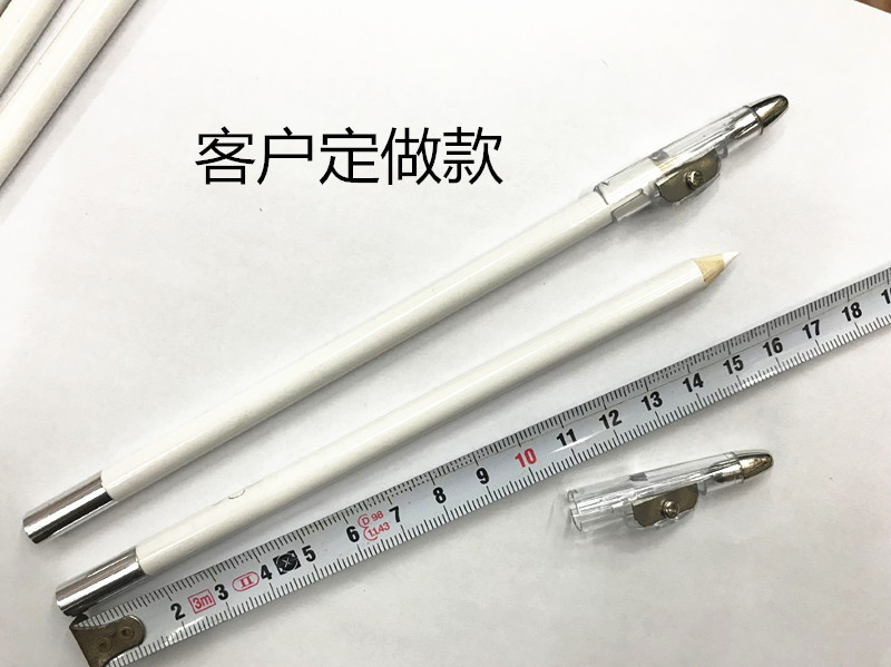 Foreign trade hot sell white wood eyebrow pencil beauty makeup brush eyeliner white beauty pen more pens