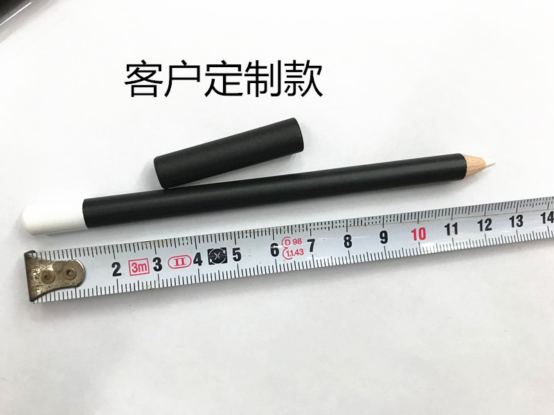 Foreign trade hot sell white wood eyebrow pencil beauty makeup brush eyeliner white beauty pen more pens