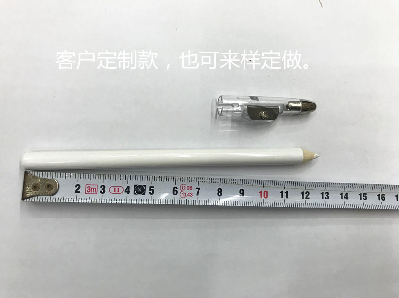 Foreign trade hot sell white wood eyebrow pencil beauty makeup brush eyeliner white beauty pen more pens
