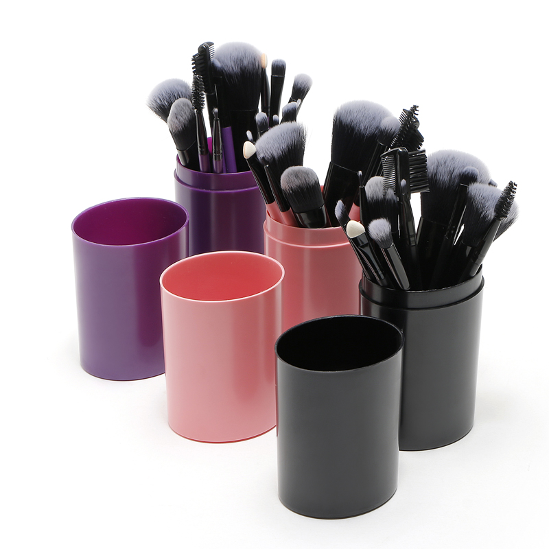 Makeup brush professional makeup brushes set of 12 plastic tube spot wholesale factory direct