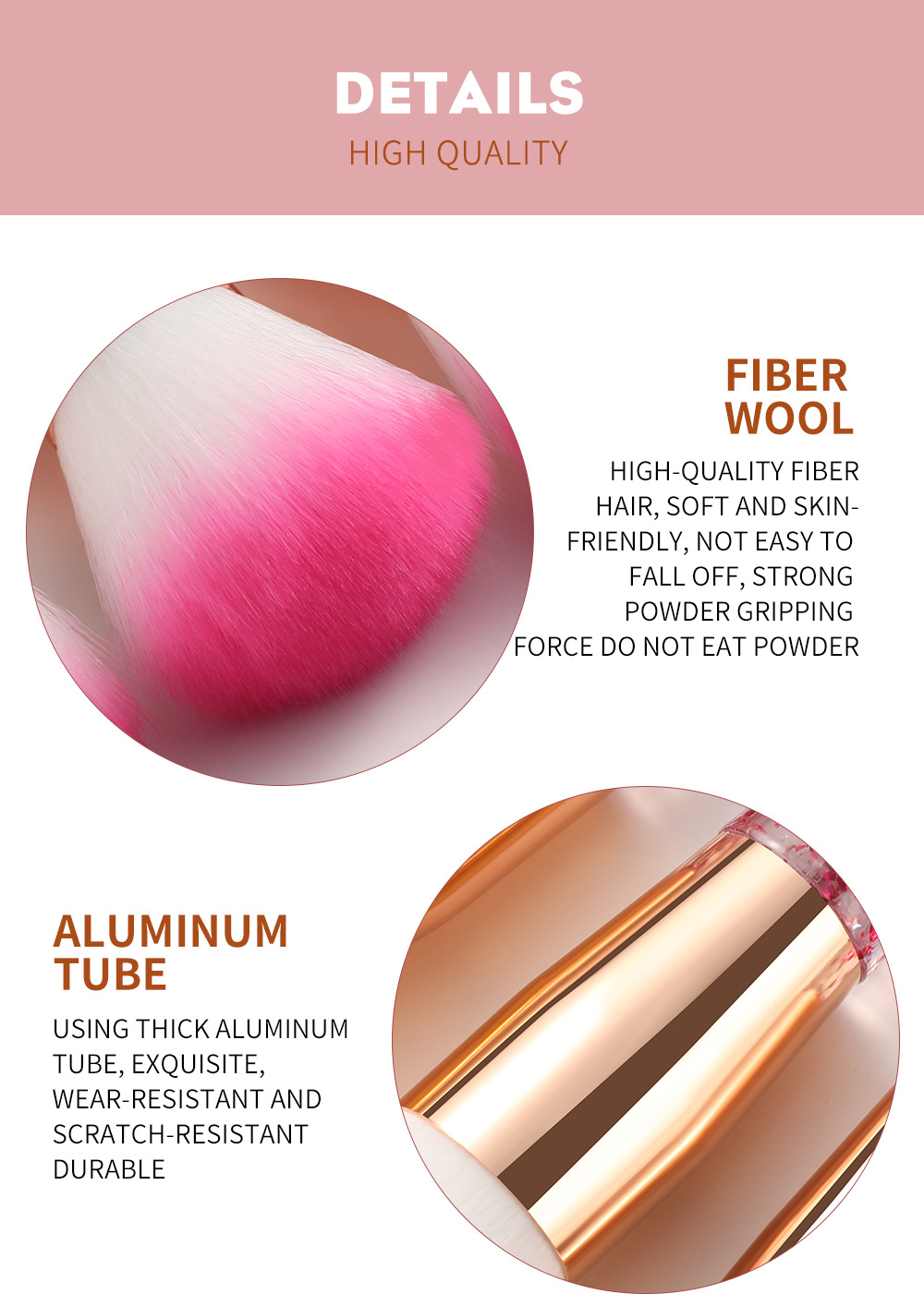 8 PCs Transparent Quicksand Spiral Handle Makeup Brush Set Beauty Tools Powder Foundation Brush Eye Shadow Brush Makeup