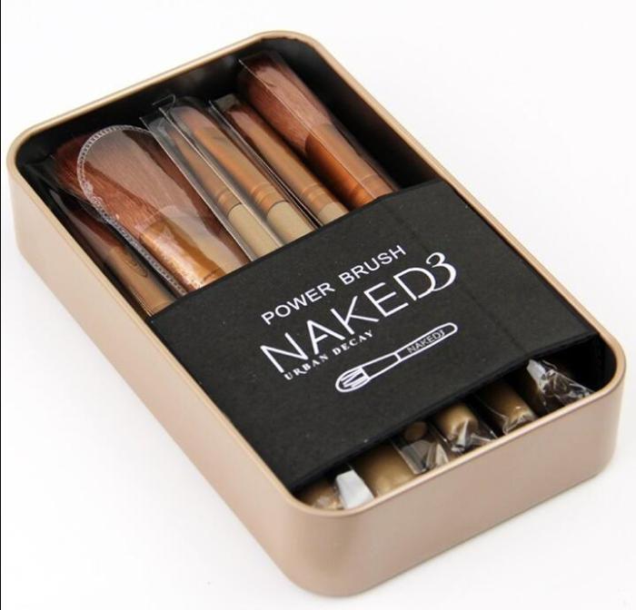 NAKED3 generation beginners 12 color makeup brush professional makeup tools full set of brush iron box