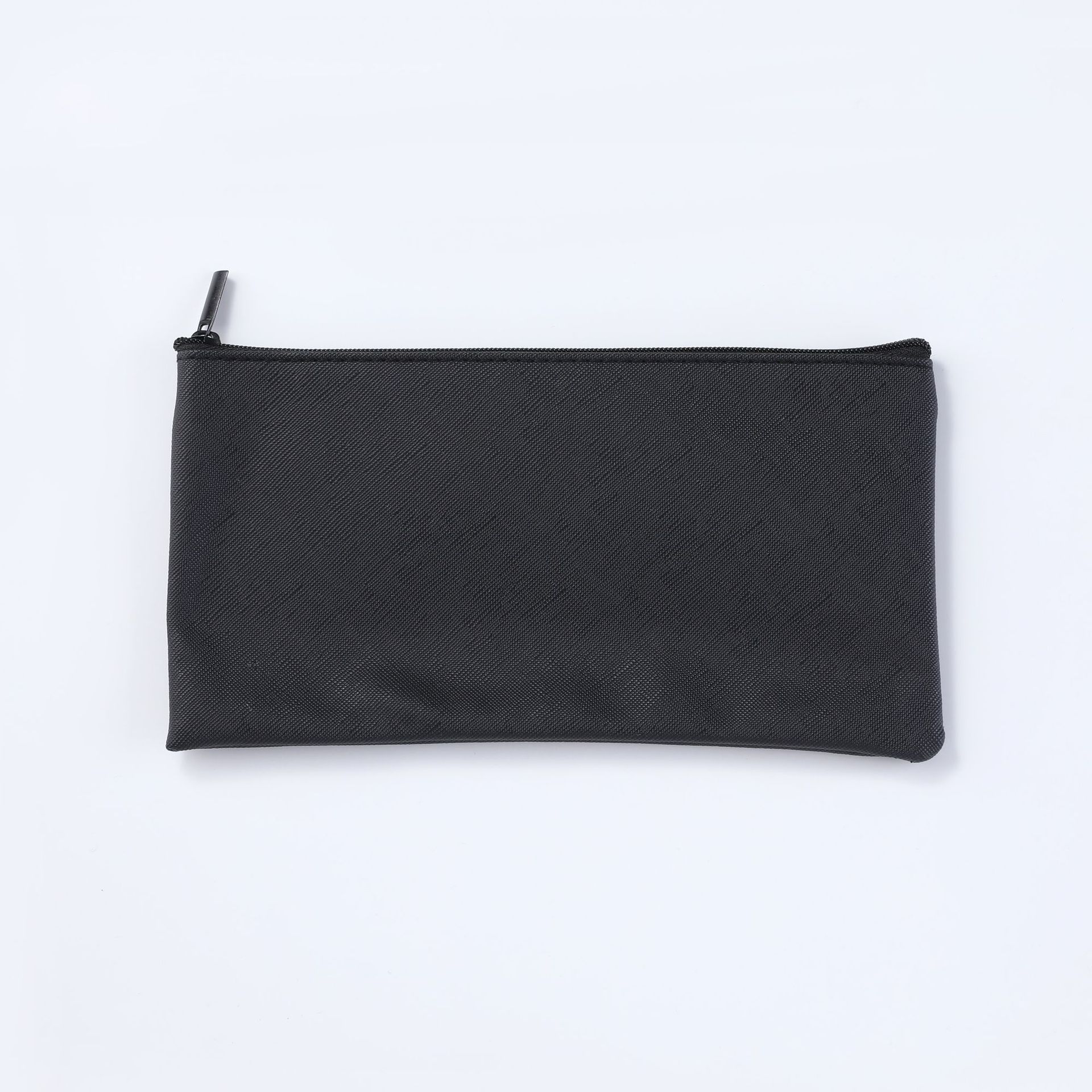 Portable Makeup Brush Bag Black Canvas Beauty Tools with Zipper Makeup Brush Storage Bag in Stock