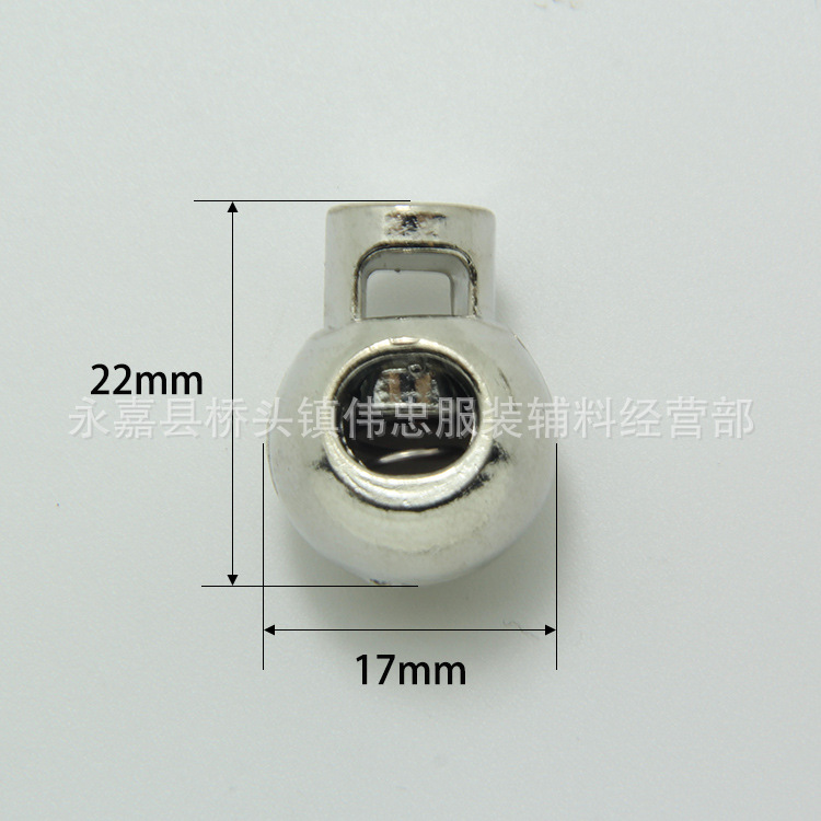 Plastic Spring Fastener Elastic White Adjustable Buckle Garment Handbag Buckle Nylon Black Double Holes Pig Nose Button
