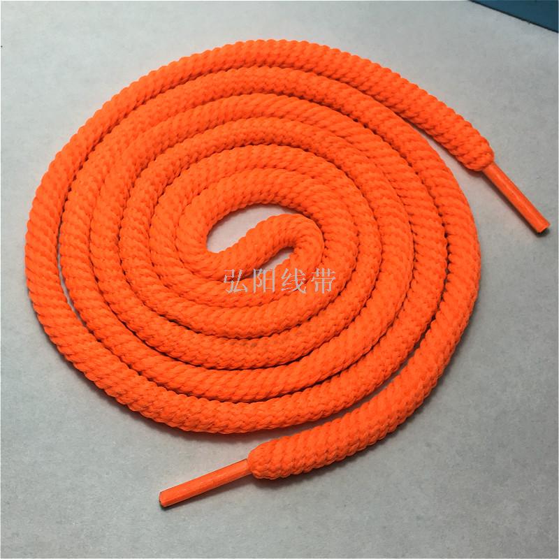 5mm Coarse long 1.3m garment threaded belt brass buckle plastic button warhead sports trousers rope
