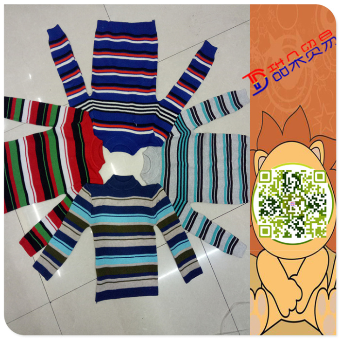 autumn and winter wear new boys and girls embroidery button sweater sweater garment manufacturers direct sales