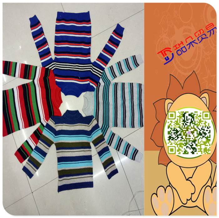 autumn and winter wear new boys and girls embroidery button sweater sweater garment manufacturers direct sales