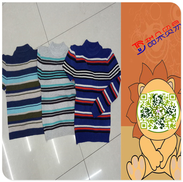 autumn and winter wear new boys and girls embroidery button sweater sweater garment manufacturers direct sales