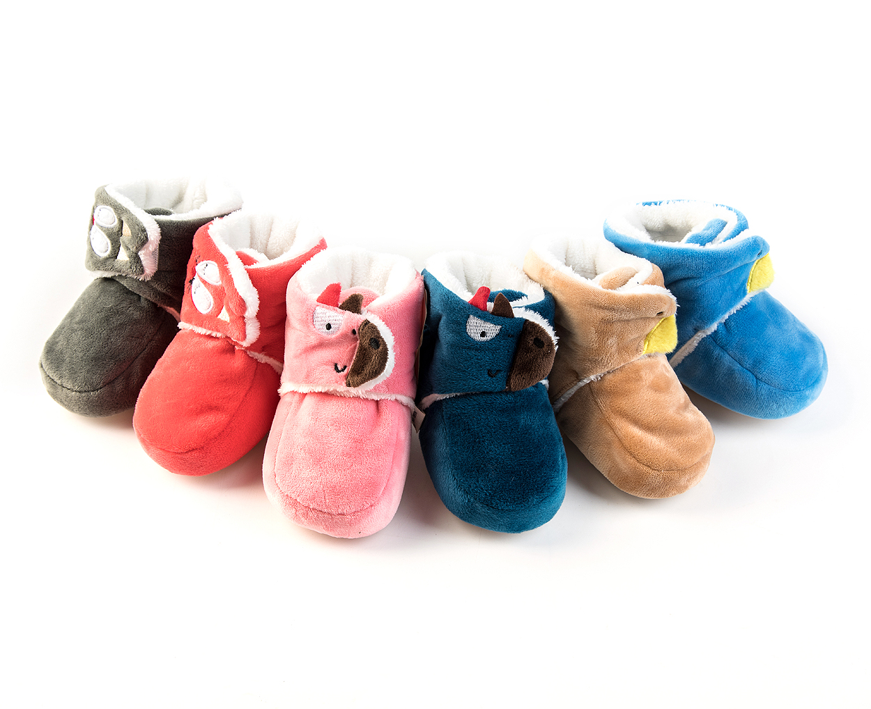Snow Baby Baby Shoes No Heel Slippage Mixed Color Cartoon