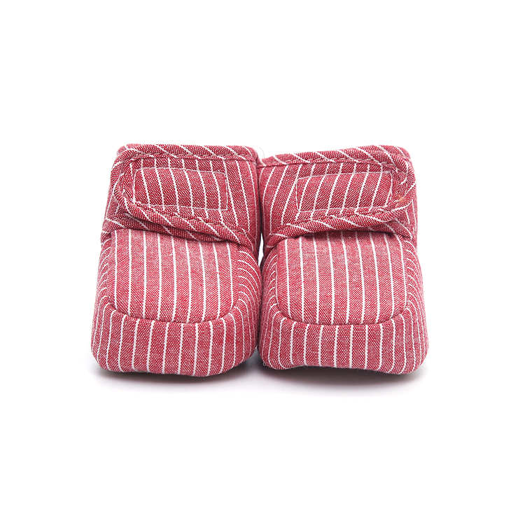 Snow Baby Shoes No Heel Slippage Shoes Stripes