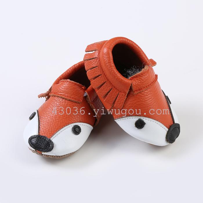 The explosion of non slip rubber sole leather Embroidered Baby Toddler shoes baby shoes shoes