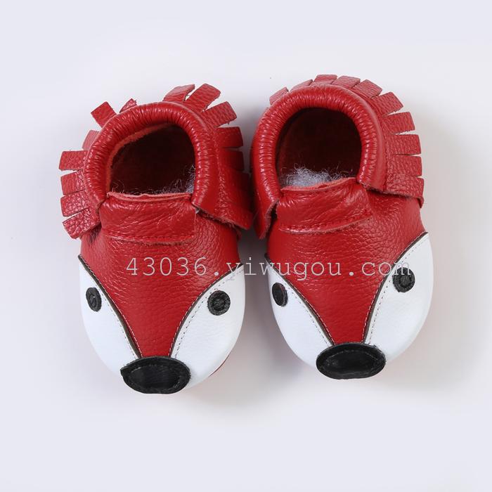 The explosion of non slip rubber sole leather Embroidered Baby Toddler shoes baby shoes shoes