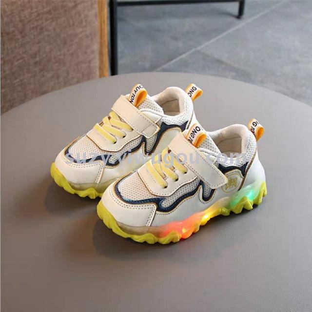 Baby Shoes Lighting Sneakers Men Spring Girls Dad Shoes Soft Small Children's Children Shoes
