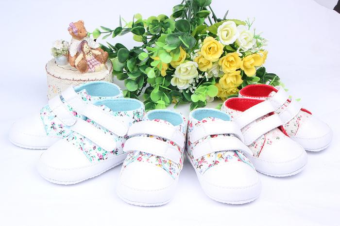 Small fresh flowery double gluing female baby shoes baby shoes toddler shoes Small fresh flowery double gluing female baby shoes baby shoes toddler shoes