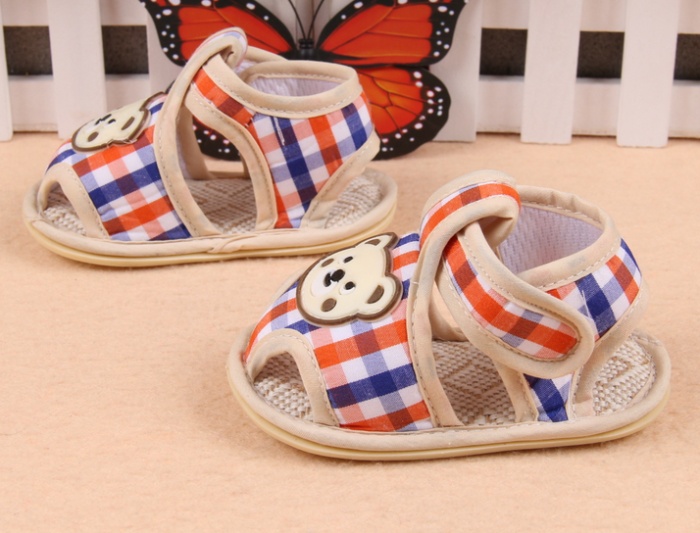 Summer Infants Baby Children's Tendon Bottom Sandals Pure Cotton Linen Bottom