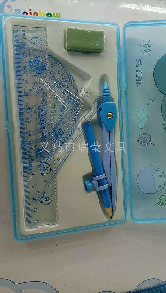 Compasses set for students plastic Compasses sold in foreign trade wholesale 5007