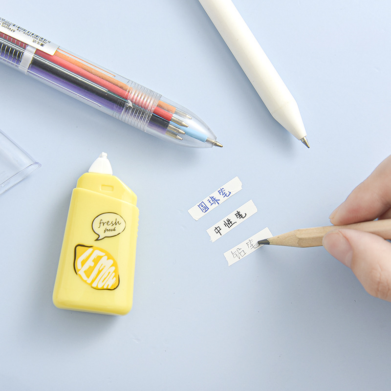 Tiangao Correction Tape Creative Combination 30 M Correction Tape Macaron Color Correction Tape Stationery Box Cola