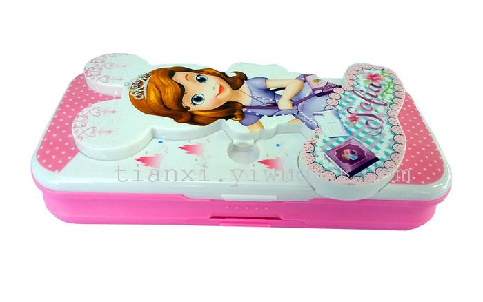 stationery  writing case  pencil-box stationery case  pencil case  stationery box  pen bag  double sided open AC-846-1