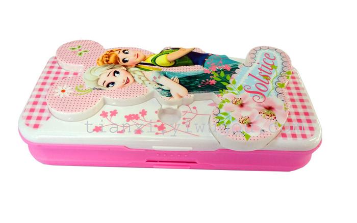 stationery  writing case  pencil-box stationery case  pencil case  stationery box  pen bag  double sided open AC-846-1