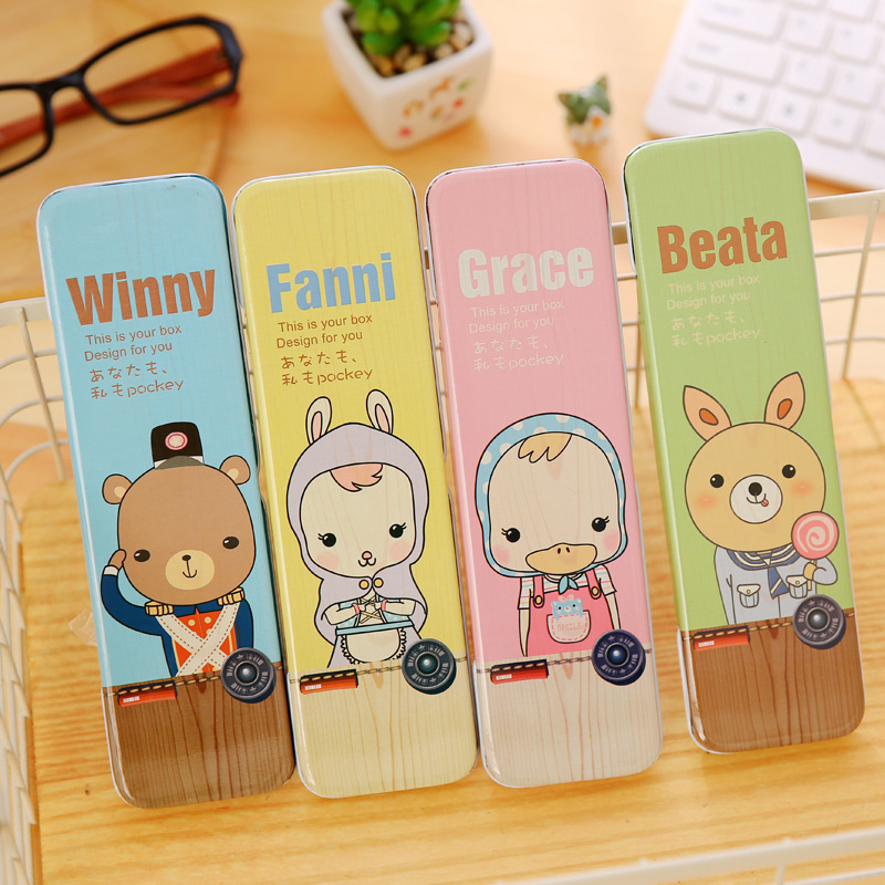 Creative cute cartoon stationery pencil-box children&#039;s gifts kindergarten gifts wholesale