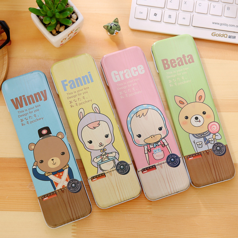Creative cute cartoon stationery pencil-box children&#039;s gifts kindergarten gifts wholesale