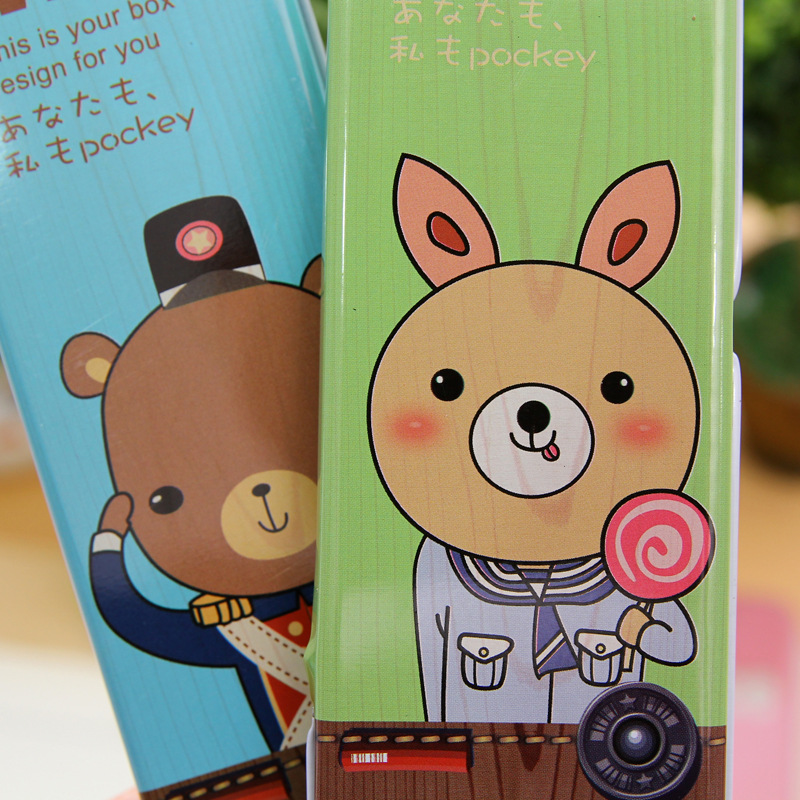 Creative cute cartoon stationery pencil-box children&#039;s gifts kindergarten gifts wholesale