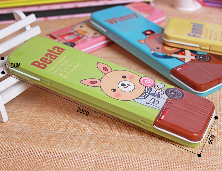 Creative cute cartoon stationery pencil-box children's gifts kindergarten gifts wholesale