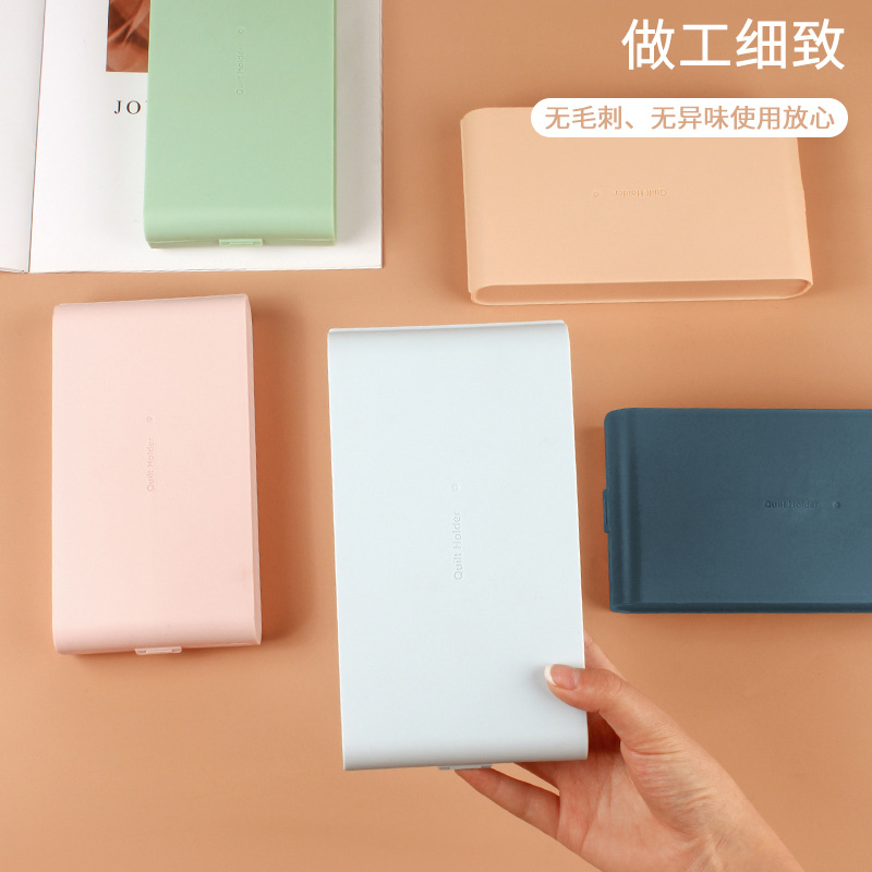 INS Frosted Pencil Case Simple for Students Large Capacity Storage Box Plastic Pencil-Box Student Stationery